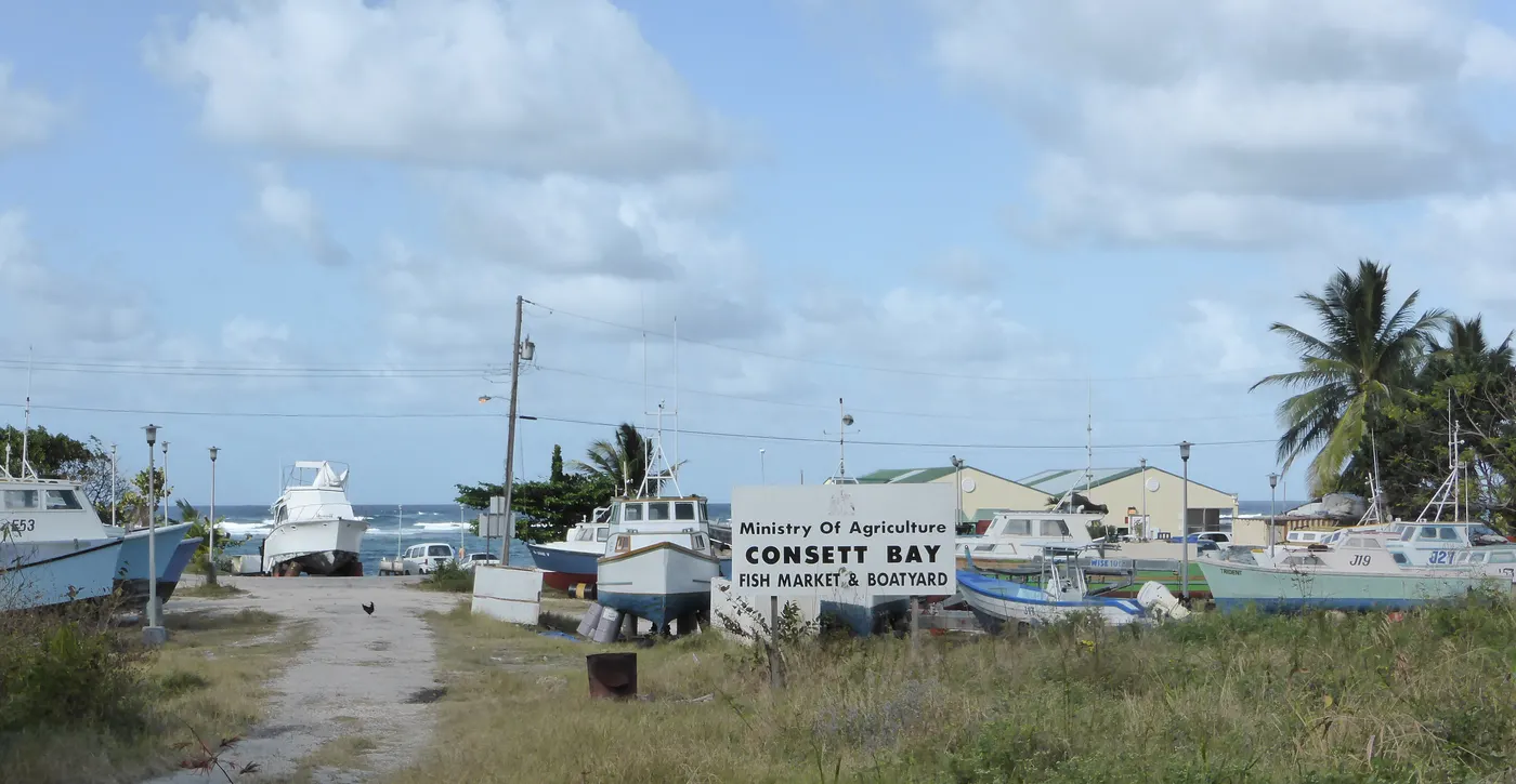 Fishing boats at Conset Bay